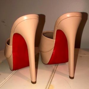 COPY - COPY - Steve Madden Platforms Customized w/Red Bottoms
